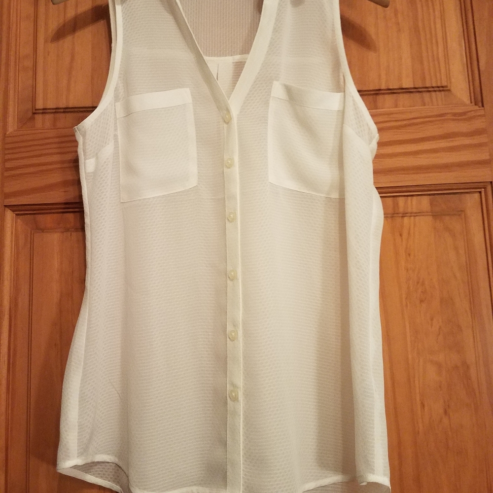 Sheer sleeveless portofino